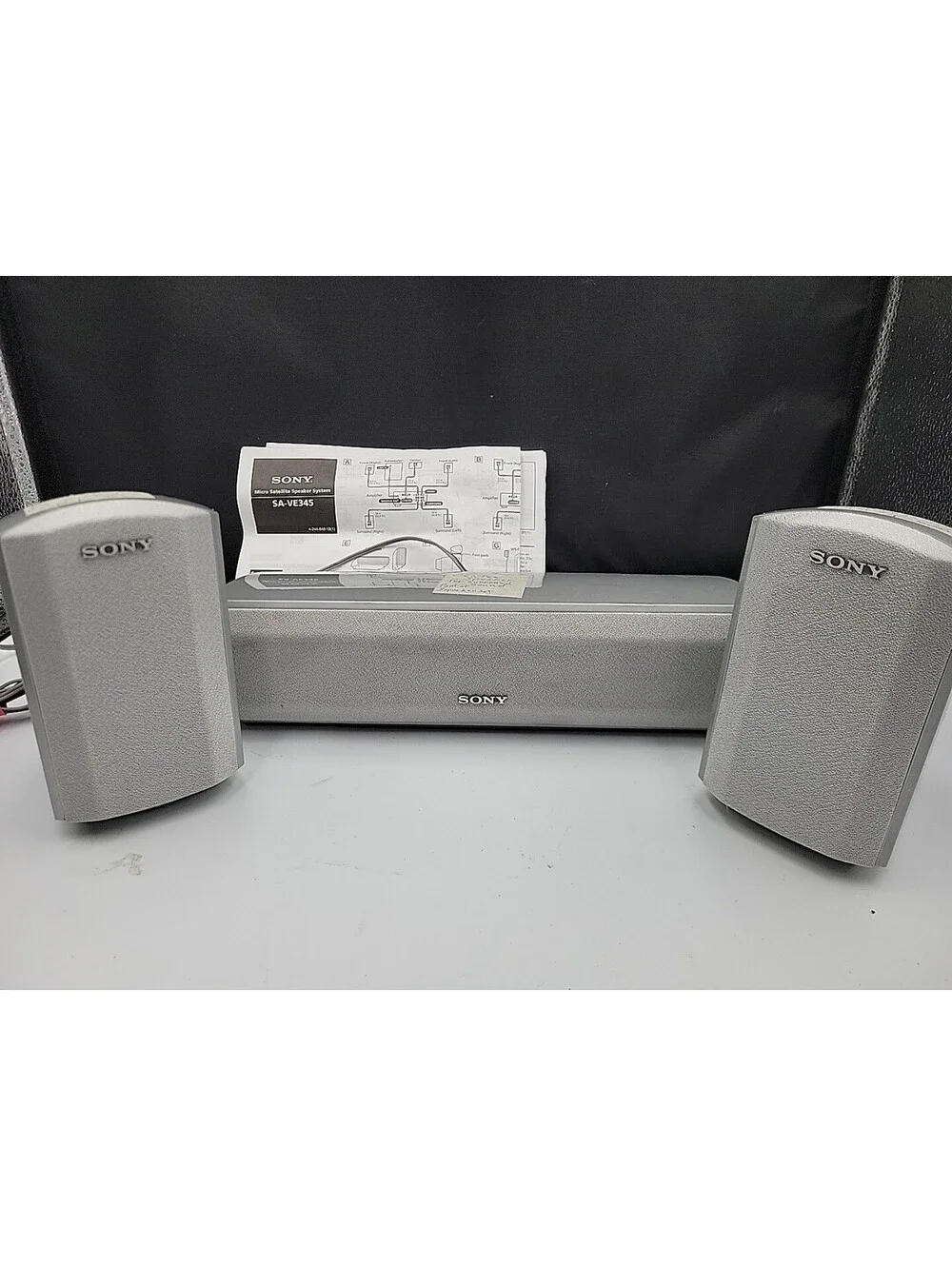 Sony SA-VE345 Speaker System Center & Surround Speakers Home Theater